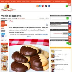 Melting Moments - truly melt in your mouth shortbread cookies