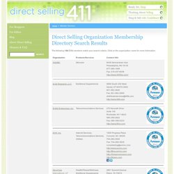 Direct Selling 411