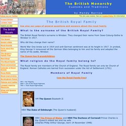 Members of Royal Family Quiz