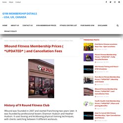 9Round Fitness Membership Prices ( *UPDATED* ) and Cancellation Fees