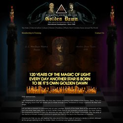 Hermetic Order of the Golden Dawn - Membership Information