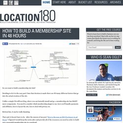 How to Build a Membership Site in 48 Hours