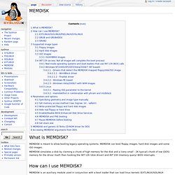 MEMDISK - Syslinux Wiki