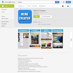 Meme Creator - Android Apps on Google Play