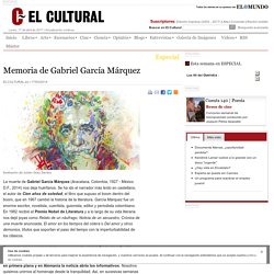 Memoria de Gabriel García Márquez