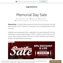 Memorial Day Sale