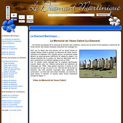 Le Memorial de l'Anse Cafard (Le Diamant - Matinique)