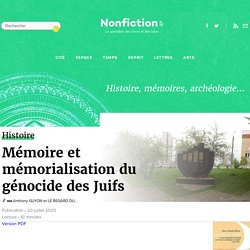 Mémoire et mémorialisation du génocide des Juifs