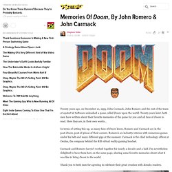 Memories Of Doom, By John Romero & John Carmack