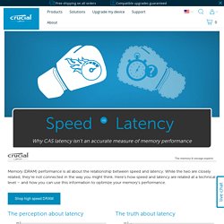 Memory - RAM Performance: Speed vs. CAS latency