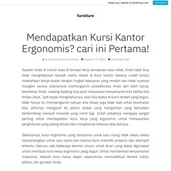 Pembuatan dan Pemasok Perabot Kantor Kustom Enduro