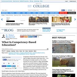 What Is Competency-Based Education?