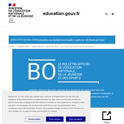 MENE1708402C - Ministère de l'Éducation nationale, de l'Enseignement supérieur et de la Recherche