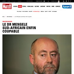 Wouter Basson. Le Dr Mengele sud-africain enfin coupable