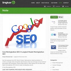 Cara Meningkatkan SEO: 6 Langkah Mudah Meningkatkan SEO
