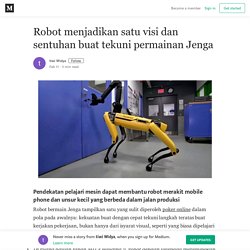 Robot menjadikan satu visi dan sentuhan buat tekuni permainan Jenga