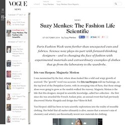 Suzy Menkes: The Fashion Life Scientific