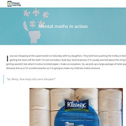 Mental maths in action – Primary Learning