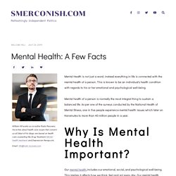 Mental Health: A Few Facts — Smerconish