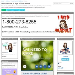 Mental Health in High School (Kelly)
