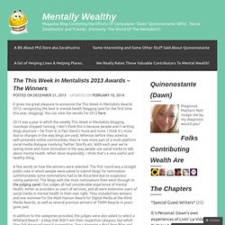 The This Week in Mentalists 2013 Awards – The Winners « Mentally Wealthy