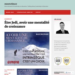 Être Jedi, avoir une mentalité de croissance – innovÉduc