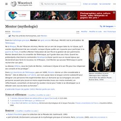Mentor (mythologie)