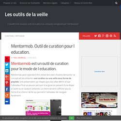 Mentormob. Outil de curation pour l education