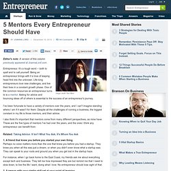 5 Mentors Every Entrepreneur Should Have