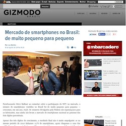 Mercado de smartphones no Brasil: de muito pequeno para pequeno