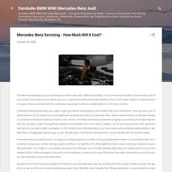 Mercedes-Benz Servicing - How Much Will It Cost?