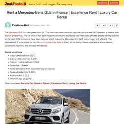 Rent a Mercedes-Benz GLE in France