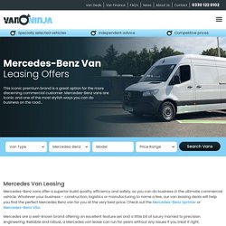 New Mercedes-Benz Van Leasing