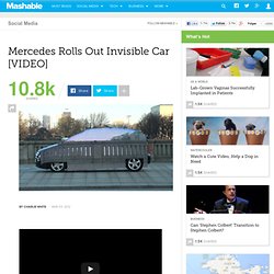 Mercedes Rolls Out Invisible Car