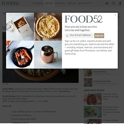 Spice Merchant Cauliflower Couscous recipe on Food52.com