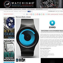 Ziiiro Mercury Black Ocean Watch - The Coolest Watches from Watchismo