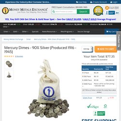 Mercury Dimes for Sale: Buy Mercury Dimes (90% Silver Dime Sales)