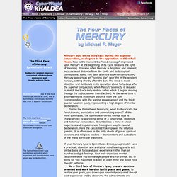 The Four Faces of Mercury - Mercury Epimethean-Direct - Michael R. Meyer - CyberWorld Khaldea