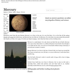 Mercury - Planets for Kids!