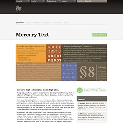 fonts mercury pearltrees text font