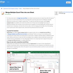 Merge Multiple Excel Files into one Sheet