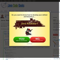 Java: Mergesort using Fork/Join Framework