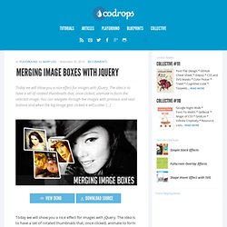 Merging Image Boxes with jQuery