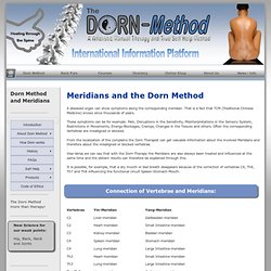 Meridians and Dorn Method