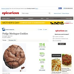Fudgy Meringue Cookies Recipe