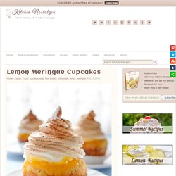 Lemon Meringue Cupcakes  