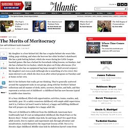 The Merits of Meritocracy - David Brooks