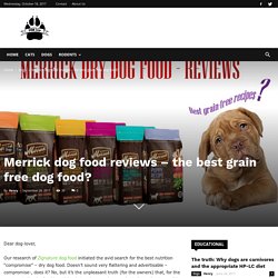 merrick dog food reviews