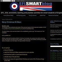 Merry Christmas Mr Bean+interactive exercises