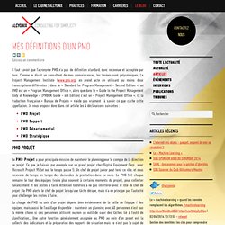 Mes définitions d’un PMO « Alcyonix, le cabinet de conseil du groupe SQLI